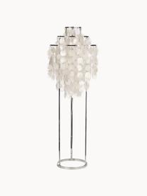 Malá stojací lampa Fun, Stříbrná, tlumeně bílá, V 120 cm