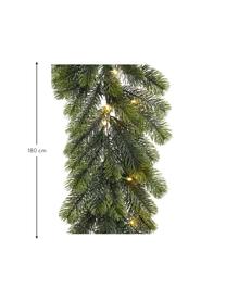 Batteriebetriebene LED Weihnachtsgirlande Prestige, Kunststoff (Polyethylen), Grün, L 180 cm