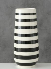 Gestreifte Vase Valonia aus Dolomitstein, Dolomit, Mehrfarbig, Ø 9 x H 20 cm