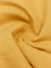 Housse de coussin jaune 45x45 pur coton Ilari, 100 % coton, Jaune, larg. 45 x long. 45 cm