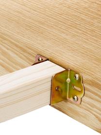 Cama de madera Tammy, sin cabecero, Estructura: madera contrachapada con , Patas: madera de roble maciza, Roble, An 180 x L 200 cm