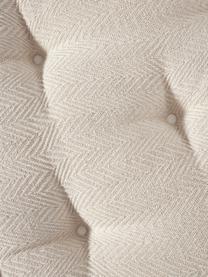Bavlnený sedací vankúš Rheya, Lomená biela, Š 60 x D 60 cm