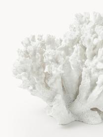 Design decoratief object Coral, Object: polyresin, Wit, Ø 18 x H 13 cm