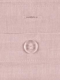Poszewka na poduszkę z lnu z efektem sprania Nature, 2 szt., Blady różowy, S 40 x D 80 cm