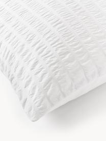 Funda nórdica de algodón Esme, Reverso: Renforcé Densidad de hilo, Blanco, Cama 90 cm (155 x 220 cm)