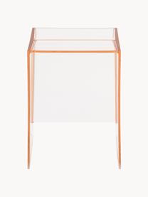 Design Beistelltisch Max-Beam, Kunststoff, Peach, B 33 x H 47 cm