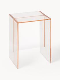 Design Beistelltisch Max-Beam, Kunststoff, Peach, B 33 x H 47 cm