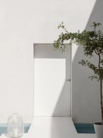 Photophore moderne Lito, Acier, revêtement par poudre, Blanc, Ø 33 x haut. 45 cm