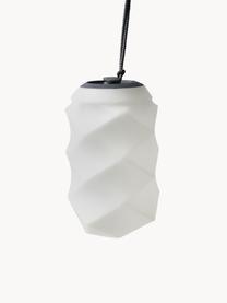 Mobiele dimbare LED hanglamp Bita met kleurverandering en afstandsbediening, Lamp: polyethyleen, Wit, donkergrijs, Ø 18 x H 30 cm