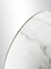 Psyché avec socle look marbre Bonita, Argenté, blanc look marbre, larg. 60 x haut. 160 cm