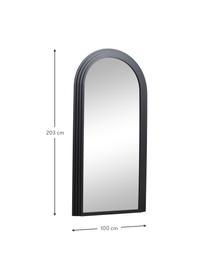 Stojací zrcadlo Falco, Černá, Š 100 cm, V 203 cm