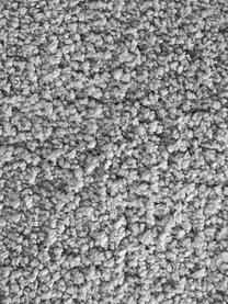 Flauschiger runder Hochflor-Teppich Leighton, Flor: Mikrofaser (100% Polyeste, Grau, Ø 150 cm (Größe M)