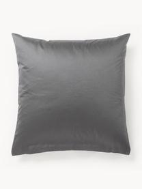 Baumwollsatin-Kissenbezug Comfort, Webart: Satin Fadendichte 300 TC,, Dunkelgrau, B 40 x L 80 cm