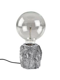 Kleine Tischlampe Tran aus Marmor, Grau, B 12 x H 10 cm