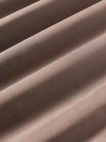 Funda nórdica de satén Comfort, Marrón oscuro, Cama 90 cm (155 x 220 cm)