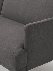 Schlafsofa Fluente (3-Sitzer), Bezug: 80 % Polyester, 20 % Rami, Gestell: Massives Kiefernholz, Webstoff Anthrazit, B 220 x T 88 cm