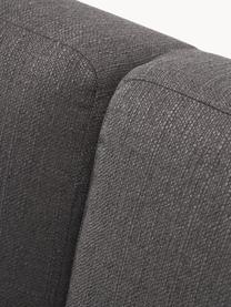 Schlafsofa Fluente (3-Sitzer), Bezug: 80 % Polyester, 20 % Rami, Gestell: Massives Kiefernholz, Füße: Metall, pulverbeschichtet, Webstoff Anthrazit, B 220 x T 88 cm