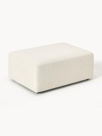 Hocker Melva, B 99 x T 72 cm, Bezug: 100 % Polyester Der strap, Gestell: Massives Kiefern- und Fic, Webstoff Off White, B 99 x T 72 cm