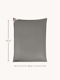 Zwembad zitzak Calypso, Bekleding: 100% polyester (mesh), Donkergrijs, L 142 x B 115 cm