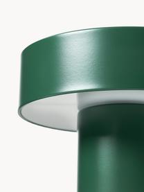 Petite lampe à poser LED à intensité variable Kamal, Métal, Vert foncé, Ø 27 x haut. 30 cm