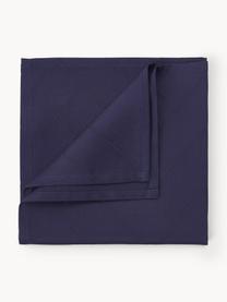 Serviettes de table Tiles, 4 pièces, 100 % coton, Bleu foncé, larg. 45 x long. 45 cm