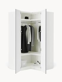 Armoire d'angle modulaire Charlotte, larg. 115 cm, Blanc, Module d'angle : larg. 115 x haut. 200 cm