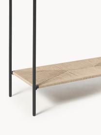 Konzolový stolek z masivního mangového dřeva June, Černá, béžová, Š 90 cm, V 77 cm