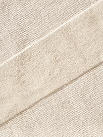 Handgewebter Baumwollteppich Dania mit Hoch-Tief-Struktur, 100 % Baumwolle, GRS-zertifiziert, Cremeweiss, B 200 x L 300 cm (Grösse L)