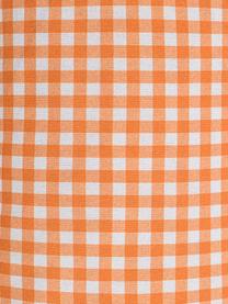 Housse de coussin rectangulaire Picnic, Orange, blanc