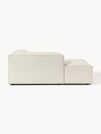 Diván modular Lennon, Tapizado: 100% poliéster Alta resis, Estructura: madera contrachapada de p, Patas: plástico Este producto es, Tejido Off White, An 119 x F 180 cm, chaise longue izquierda