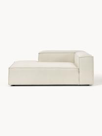 Chaise longue hoekmodule Lennon, Bekleding: 100% polyester De slijtva, Frame: massief grenenhout, multi, Poten: kunststof Dit product is , Geweven stof gebroken wit, B 119 x D 180 cm, hoekdeel links