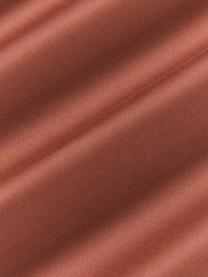 Federa in raso di cotone Premium, Terracotta, Larg. 50 x Lung. 80 cm