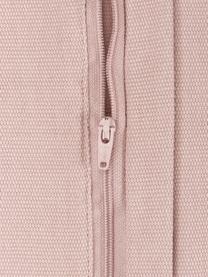 Katoenen kussenhoes Mads in oudroze, 100% katoen, Roze, B 30 x L 50 cm