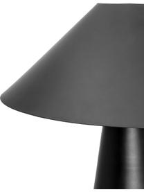 Design Tischlampe Cannes in Schwarz, Lampenschirm: Metall, beschichtet, Lampenfuß: Metall, beschichtet, Schwarz, Ø 30 x H 40 cm