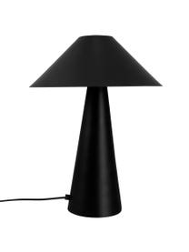 Design Tischlampe Cannes in Schwarz, Lampenschirm: Metall, beschichtet, Schwarz, Ø 30 x H 40 cm