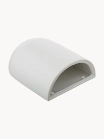 Macetero de pared Oval, Cerámica, Blanco, An 15 x Al 19 cm