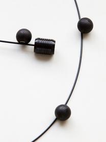 Affichage photo noir Cable, Métal, aimants, bois, Noir, long. 150 cm