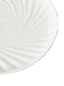 Vajilla de porcelana Malina, 4 comensales (12 pzas.), Porcelana, Blanco brillante, 4 comensales (12 pzas.)