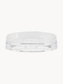 Porte-savon Dakarai, Plastique, Transparent, larg. 13 x haut. 9 cm