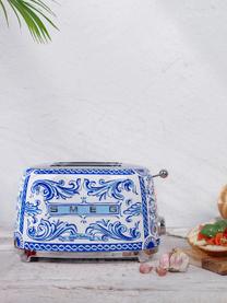 Kompakt Toaster Dolce & Gabbana - Blu Mediterraneo, Edelstahl, Blau, Weiß, B 31 x T 20 cm