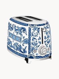 Kompakt Toaster Dolce & Gabbana - Blu Mediterraneo, Edelstahl, Blau, Weiß, B 31 x T 20 cm