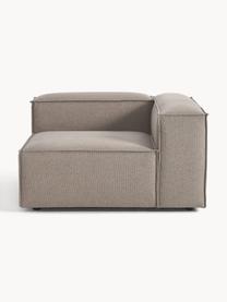 Módulo de esquina sofá Lennon, Tapizado: 100% poliéster Alta resis, Estructura: madera contrachapada de p, Patas: plástico Este producto es, Tejido gris pardo, An 119 x F 119 cm, chaise longue izquierda