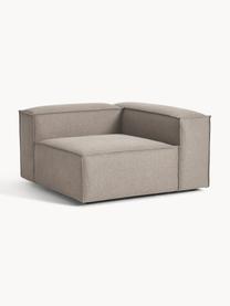 Módulo de esquina sofá Lennon, Tapizado: 100% poliéster Alta resis, Estructura: madera contrachapada de p, Patas: plástico Este producto es, Tejido gris pardo, An 119 x F 119 cm, chaise longue izquierda