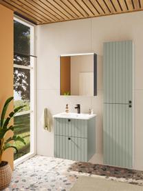 Mueble de baño alto Emil, Verde salvia, An 40 x Al 180 cm