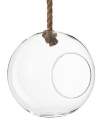 Wisząca donica  Ball, Transparentny, Ø 22 x W 22 cm