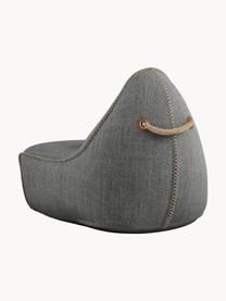 Fauteuil de jardin Cobana, Tissu gris foncé, larg. 80 x prof. 96 cm