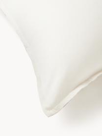 Baumwollsatin-Kopfkissenbezug Cadence mit abstraktem Muster, Webart: Satin Fadendichte 210 TC,, Beigetöne, 40 x 80 cm