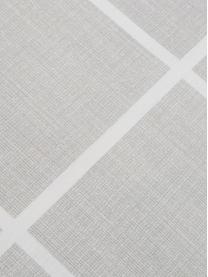 Dubbelzijdig dekbedovertrek Barte, Katoen, Bovenzijde: grijs, wit. Onderzijde: wit, 140 x 200 cm