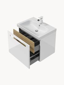 Lavabo con base Senso, in varie dimensioni, Truciolato, MDF, Bianco, Larg. 58 x Alt. 50 cm