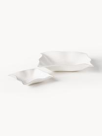 Set di 2 ciotole decorative Laine, Porcellana, Bianco, Set in varie misure